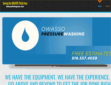 Tablet Screenshot of powerwashingtulsa.com